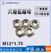 TC4鈦合金六角螺母